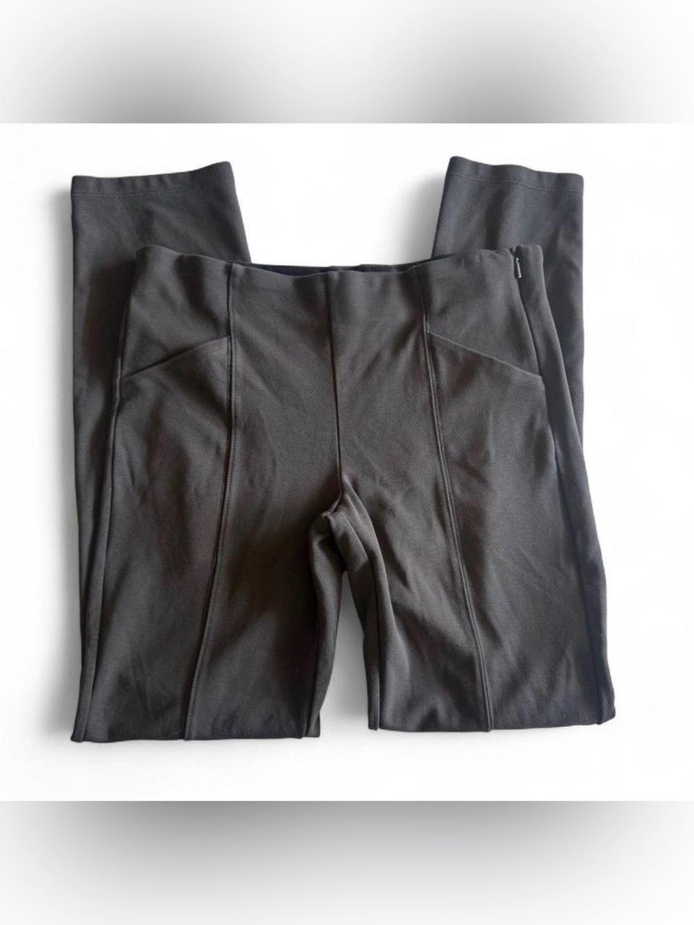Athleta Siena High Waist Skinny Pants 2 Charcoal Gray Office Siren Corpcore